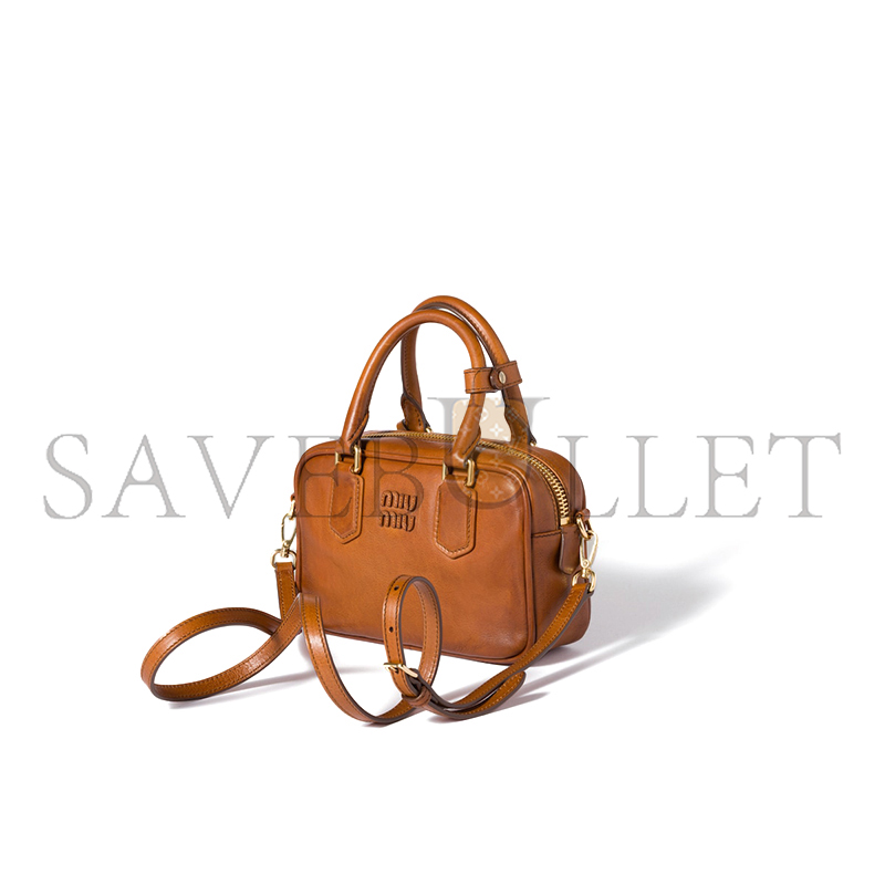 MIU MIU ARCADIE LEATHER BAG 5BB123 (19*13*6cm)